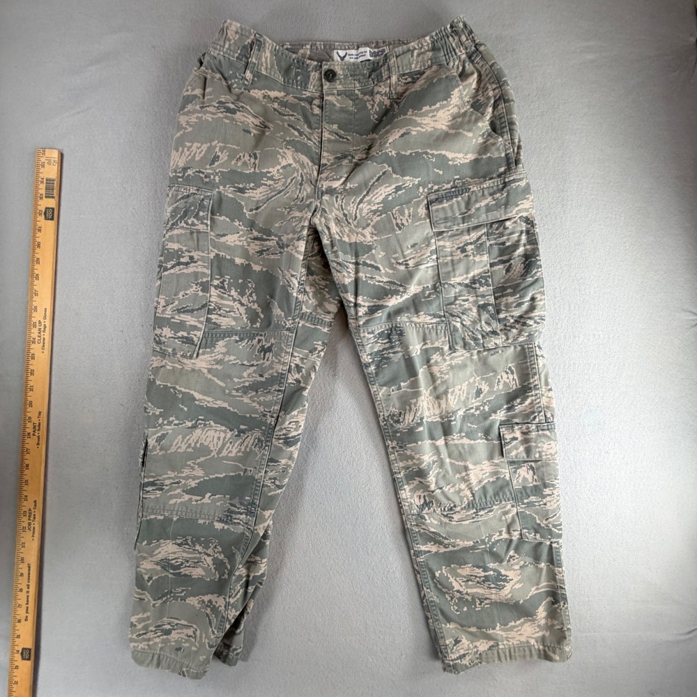 US Air‎ Force ABU Tiger Stripe Cargo Pants 34 XS Military Combat Utility Uniform